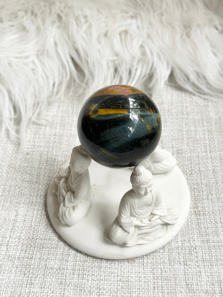 Blue Tigers Eye Sphere #5