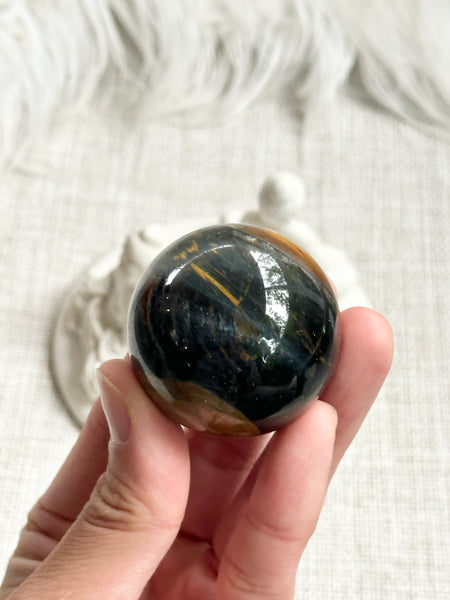Blue Tigers Eye Sphere #7