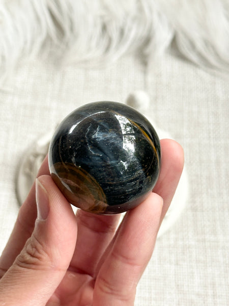 Blue Tigers Eye Sphere #7