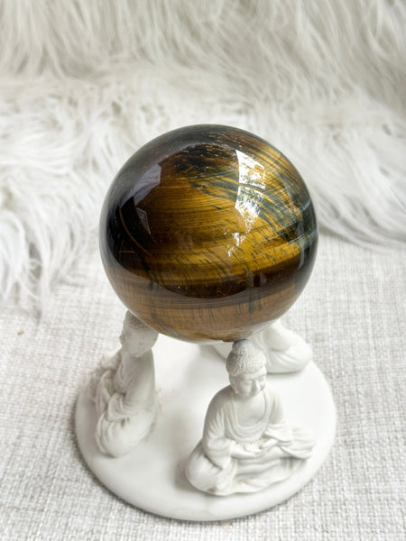 Blue Tigers Eye Sphere #1