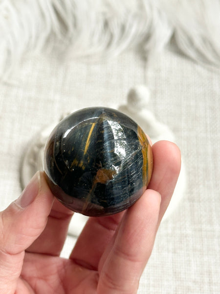 Blue Tigers Eye Sphere #7