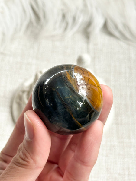 Blue Tigers Eye Sphere #7