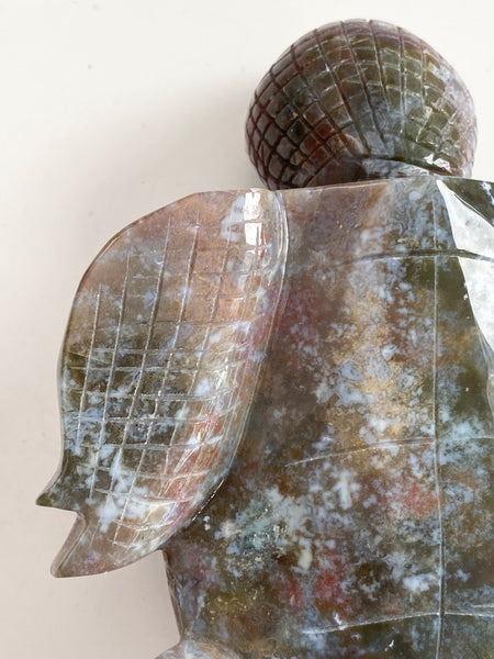 Moss Agate Turtle #15