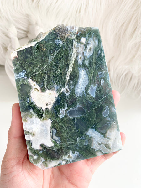Moss Agate Slab #1