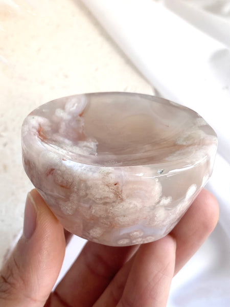 Flower Agate Mini Bowl #4