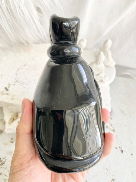 Golden Sheen Obsidian Pouch #2