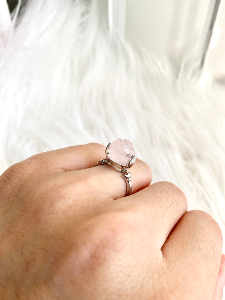 Rose Quartz Ring