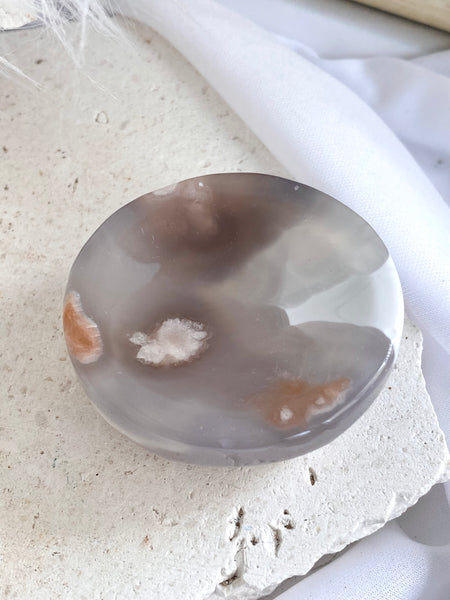 Flower Agate Mini Bowl #18
