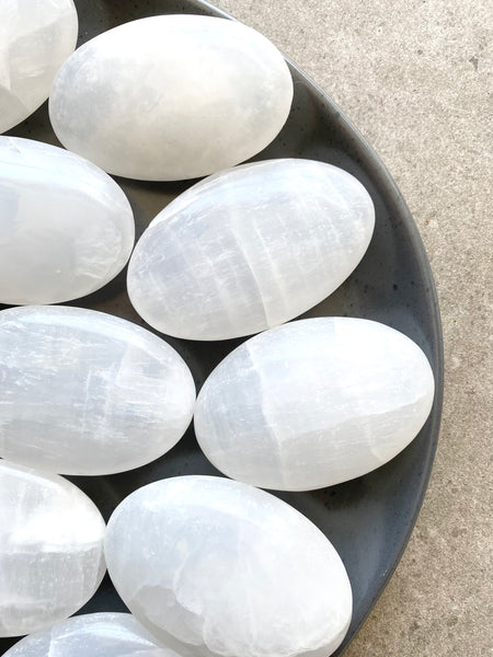 White Calcite Palm