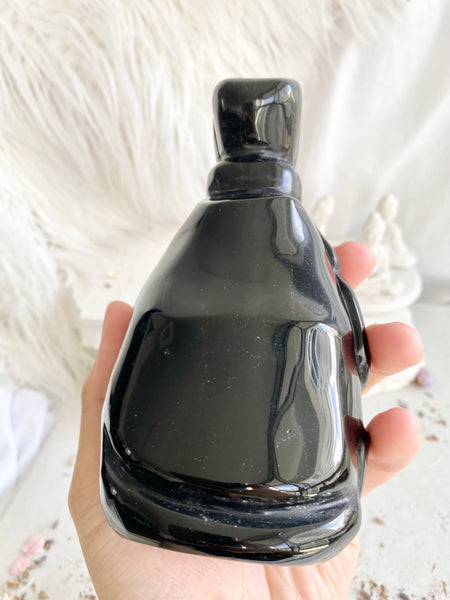 Golden Sheen Obsidian Pouch #3