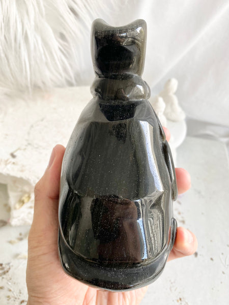 Golden Sheen Obsidian Pouch #4