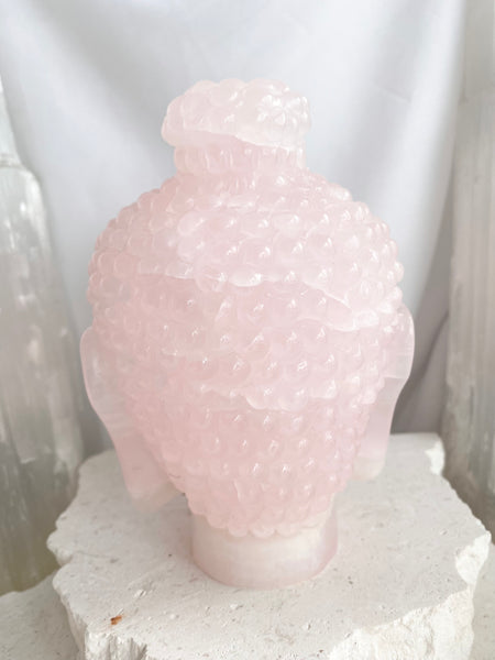 Pink Mangano Buddha Head