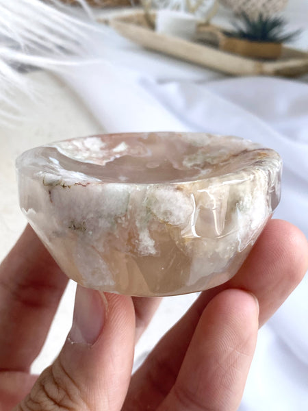 Flower Agate Mini Bowl #10