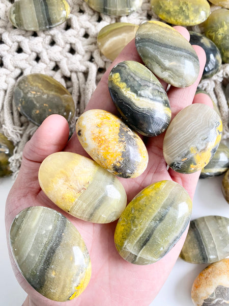Bumblebee Palm Stone