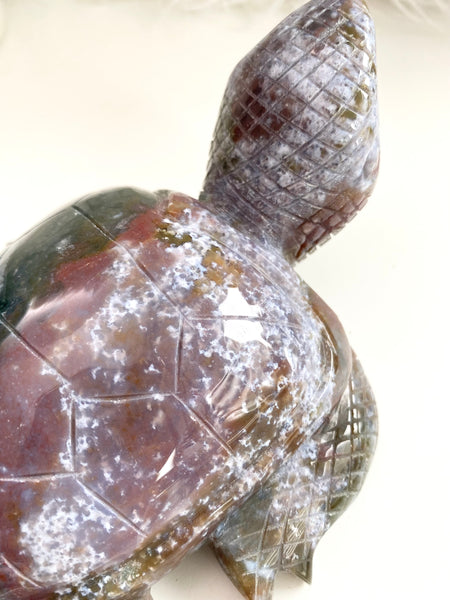 Moss Agate Turtle #15