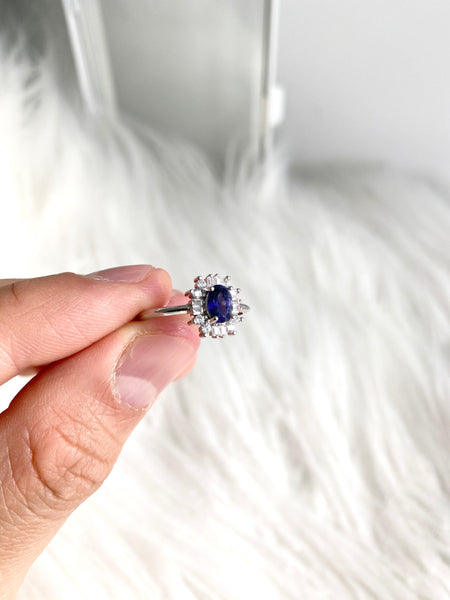 Purple Topaz Ring