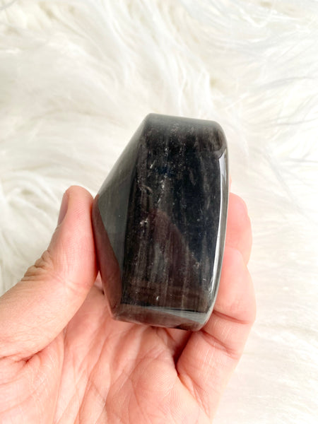 Silver Obsidian Heart #1
