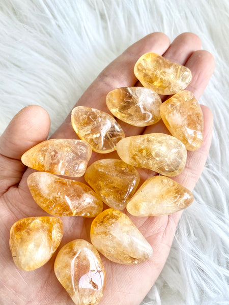 Brazilian Citrine Tumbled