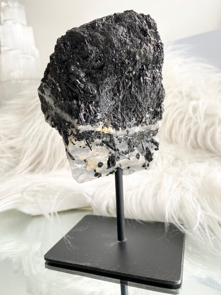 Black Tourmaline Quartz Specimen #1