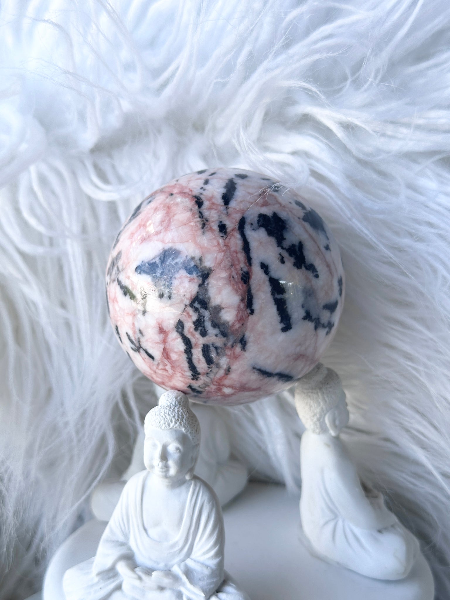 Pink Zebra Sphere #3