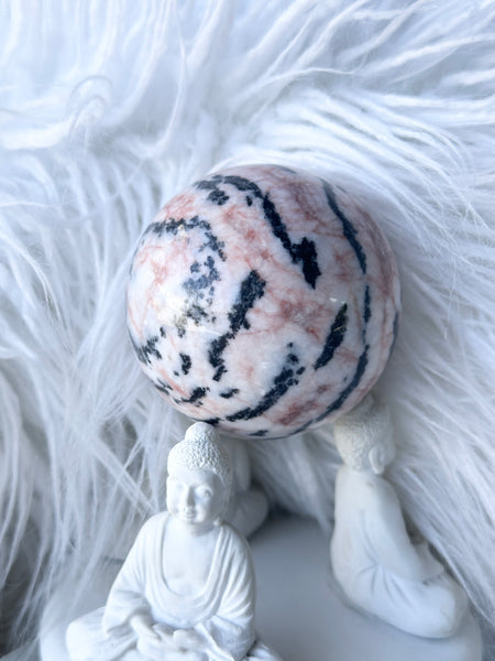 Pink Zebra Sphere #2