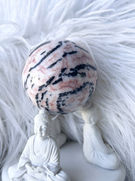 Pink Zebra Sphere #2