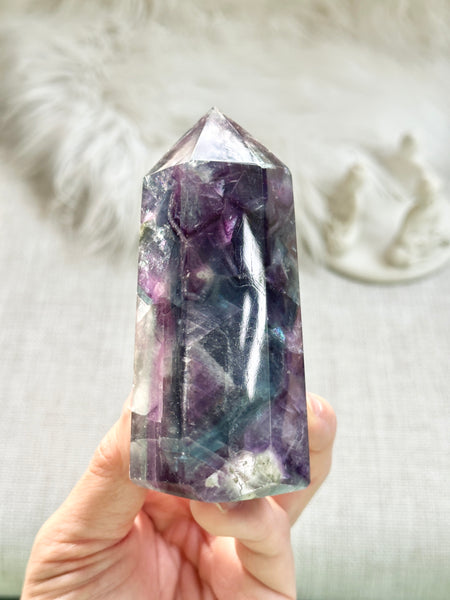 Rainbow Fluorite Tower #15