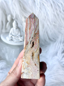 Indonesian Crazy Lace Agate Obelisk #1