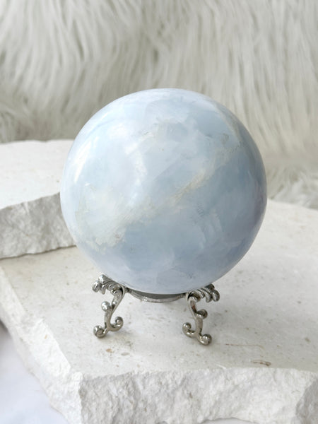 Blue Calcite Sphere #3