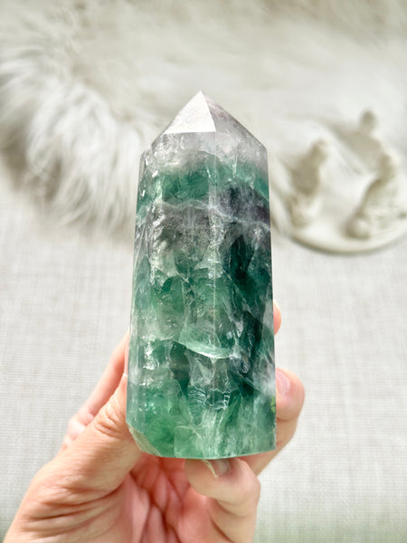 Rainbow Fluorite Tower #14