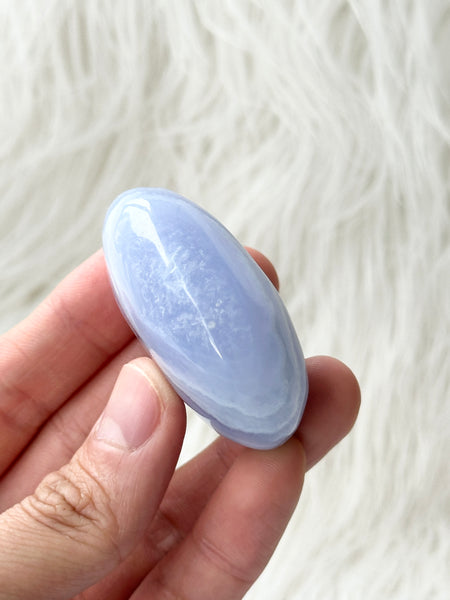 Blue Lace Agate Palm #4