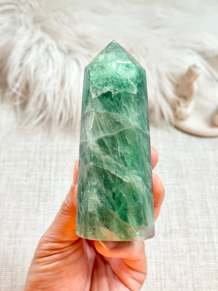 Green Fluorite Tower #6