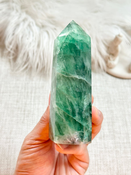 Green Fluorite Tower #6