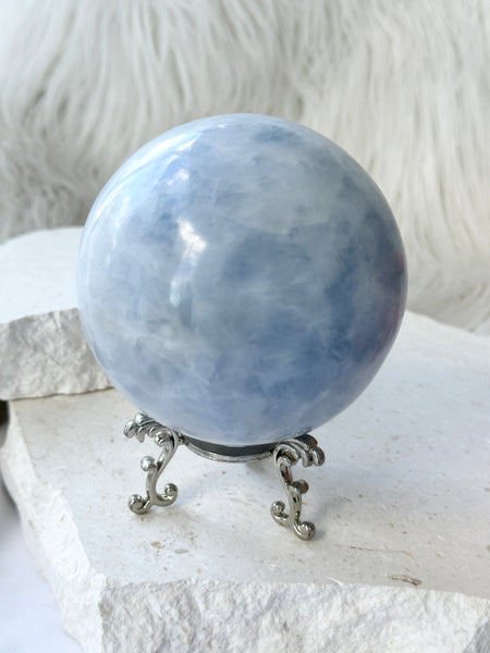 Blue Calcite Sphere #4