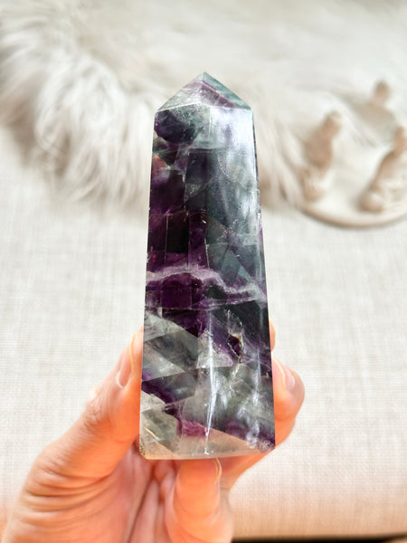 Rainbow Fluorite Tower #12