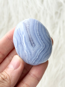 Blue Lace Agate Palm #9