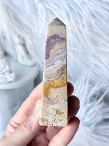 Indonesian Crazy Lace Agate Obelisk #3