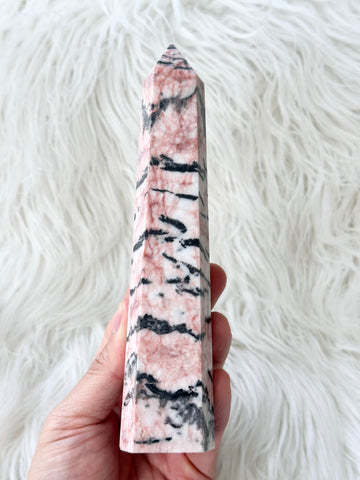 Pink Zebra Jasper Tower #3