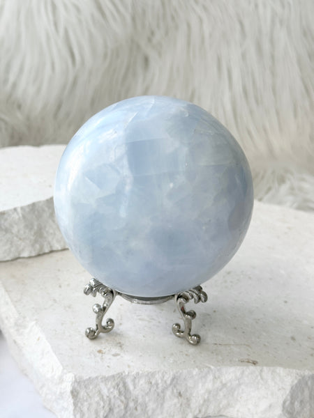 Blue Calcite Sphere #3