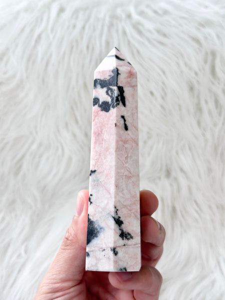 Pink Zebra Jasper Tower #11