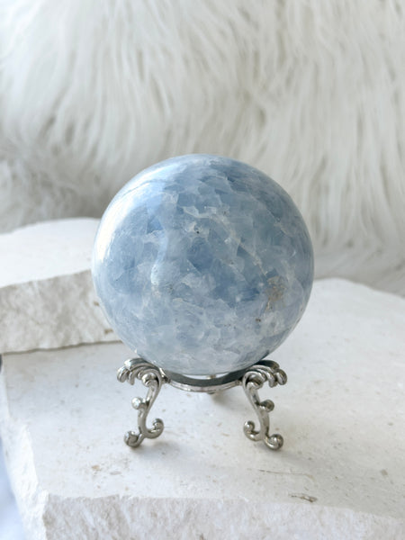 Blue Calcite Sphere #1