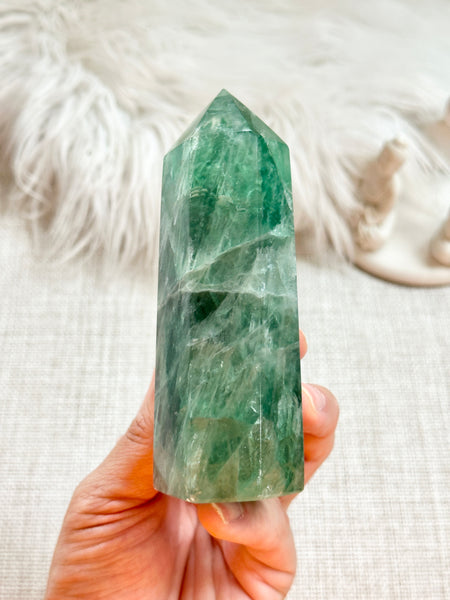 Green Fluorite Tower #6