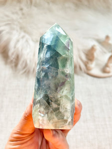 Rainbow Fluorite Tower #13