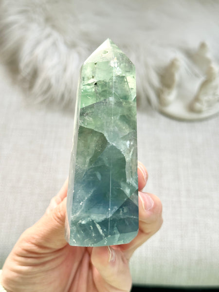 Rainbow Fluorite Tower #16