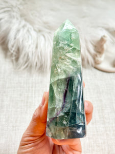 Rainbow Fluorite Tower #4