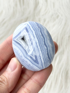 Blue Lace Agate Palm #7