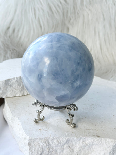 Blue Calcite Sphere #4