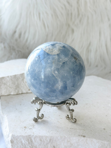 Blue Calcite Sphere #1