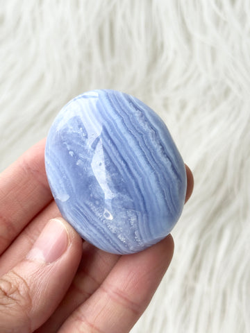 Blue Lace Agate Palm #6