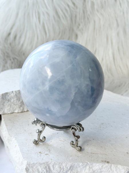 Blue Calcite Sphere #4